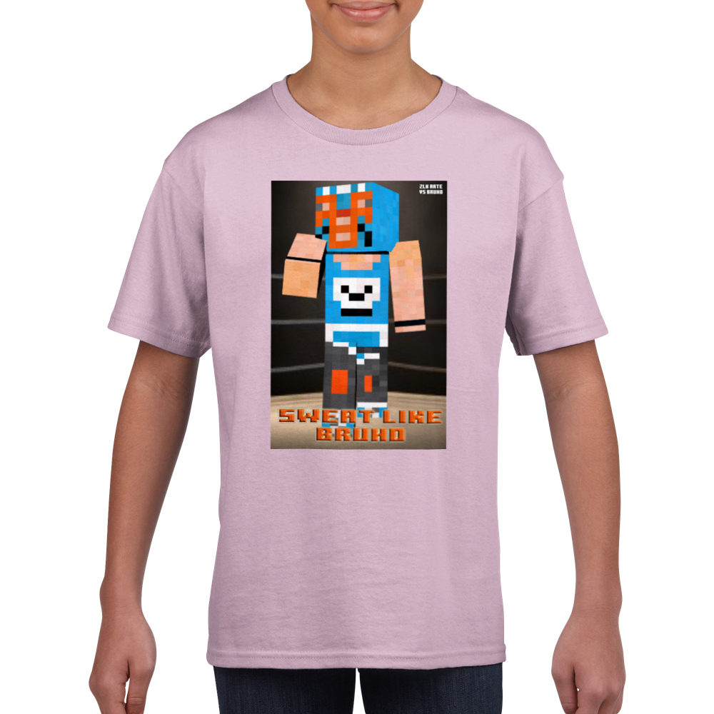 Sweat like Bruho Minecraft Classic Kids Crewneck T-shirt