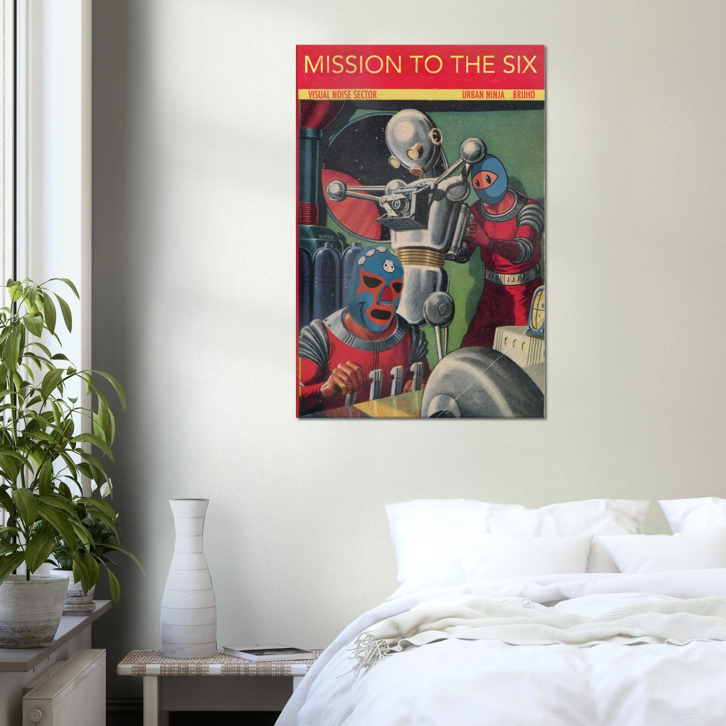 Mission to the Six Canvas Print