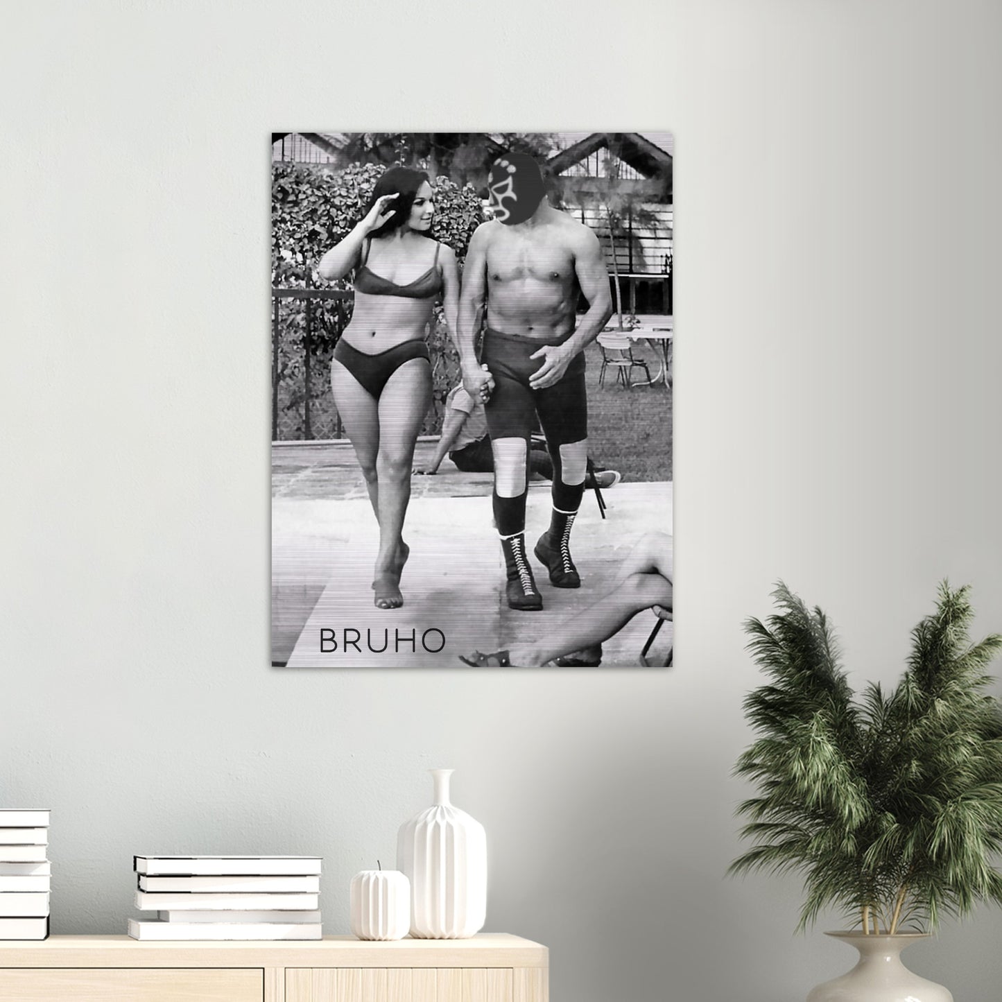 Pool Bruho Brushed Aluminum Print