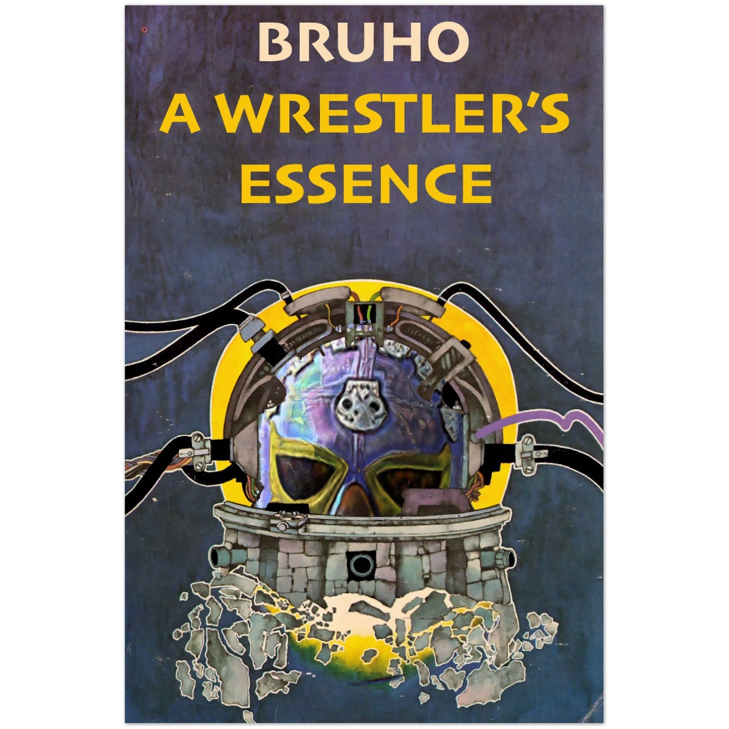 A Wrester's Essence Aluminum Print