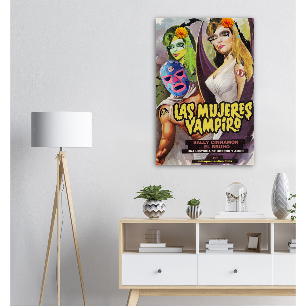 Las Mujeres Vampiro Bruho and eldiaquemeodies Wood Print
