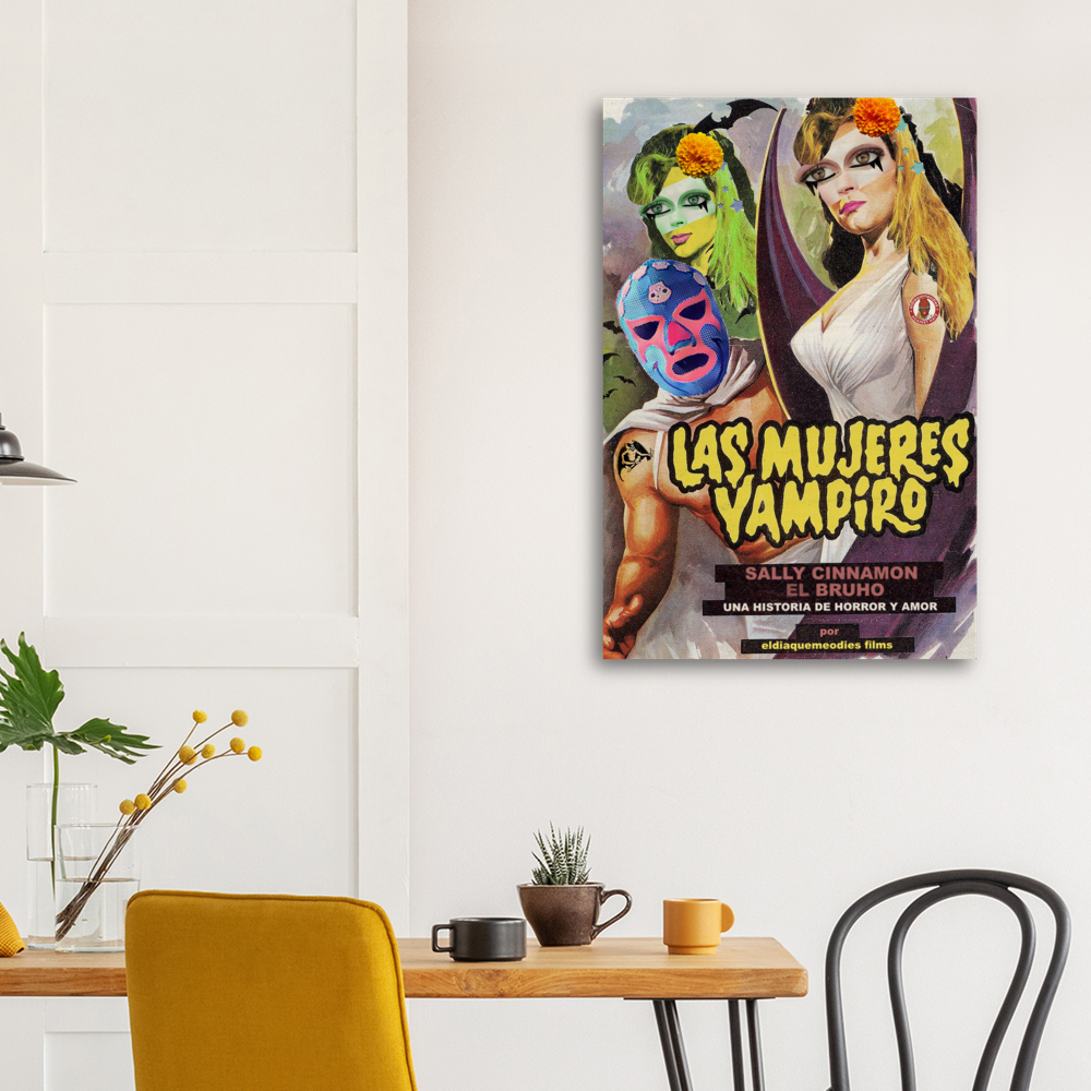 Las Mujeres Vampiro Bruho and eldiaquemeodies Wood Print
