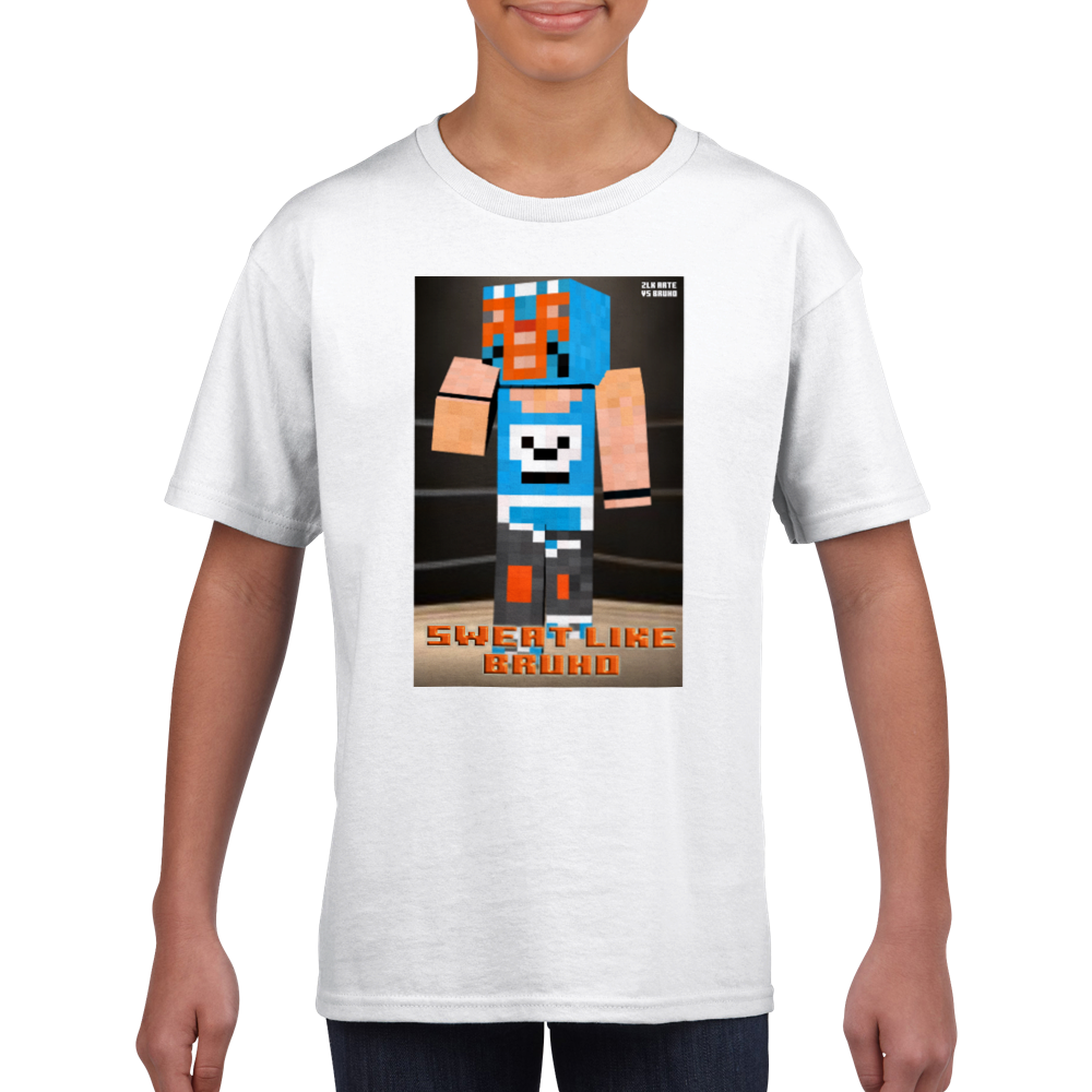 Sweat like Bruho Minecraft Classic Kids Crewneck T-shirt