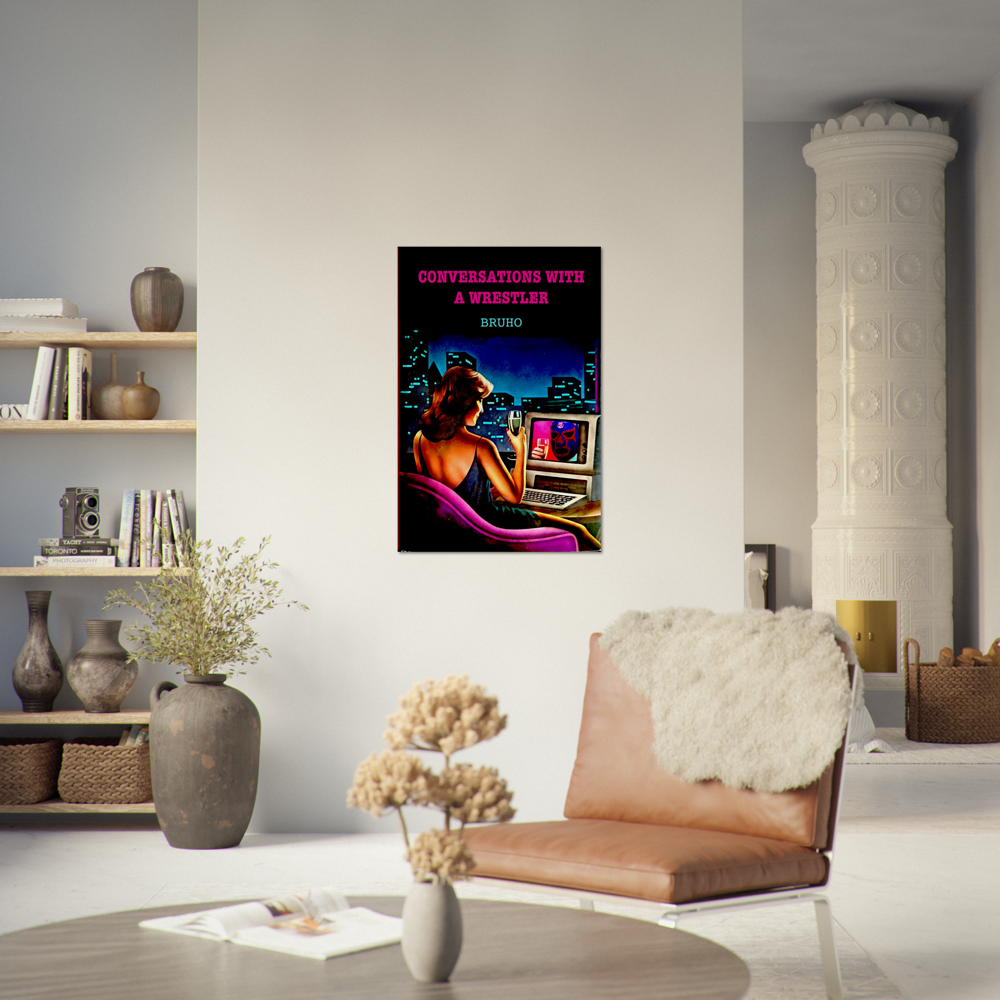 Conversations with a Wrestler Bruho Archival Matte Paper Poster
