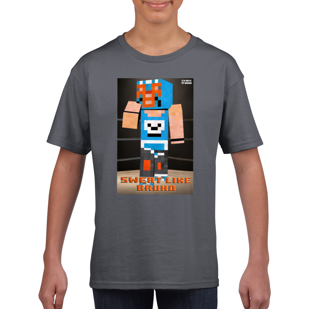 Sweat like Bruho Minecraft Classic Kids Crewneck T-shirt