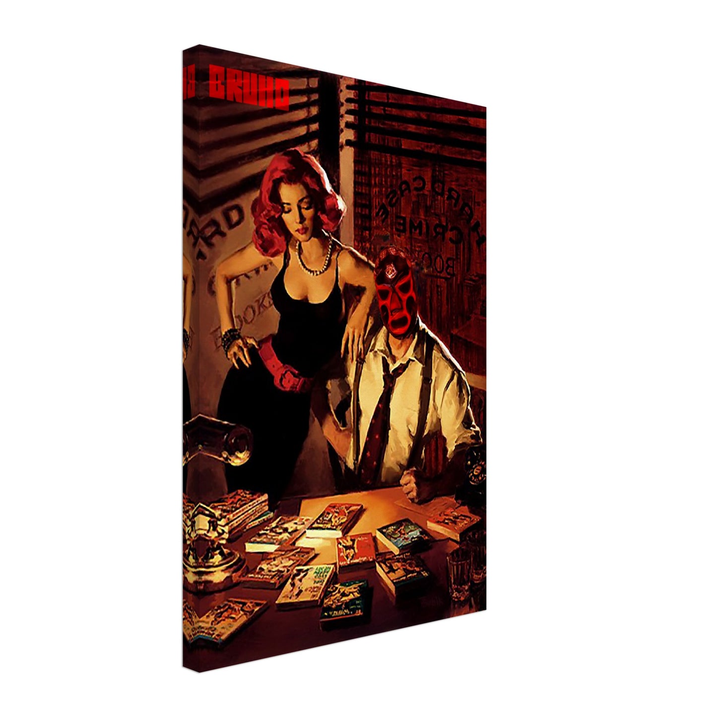 Bookseller Bruho Canvas