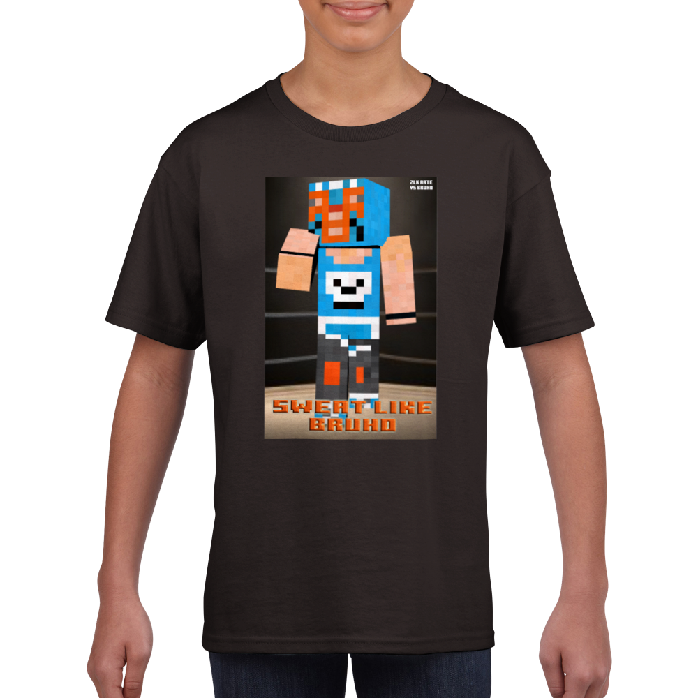 Sweat like Bruho Minecraft Classic Kids Crewneck T-shirt