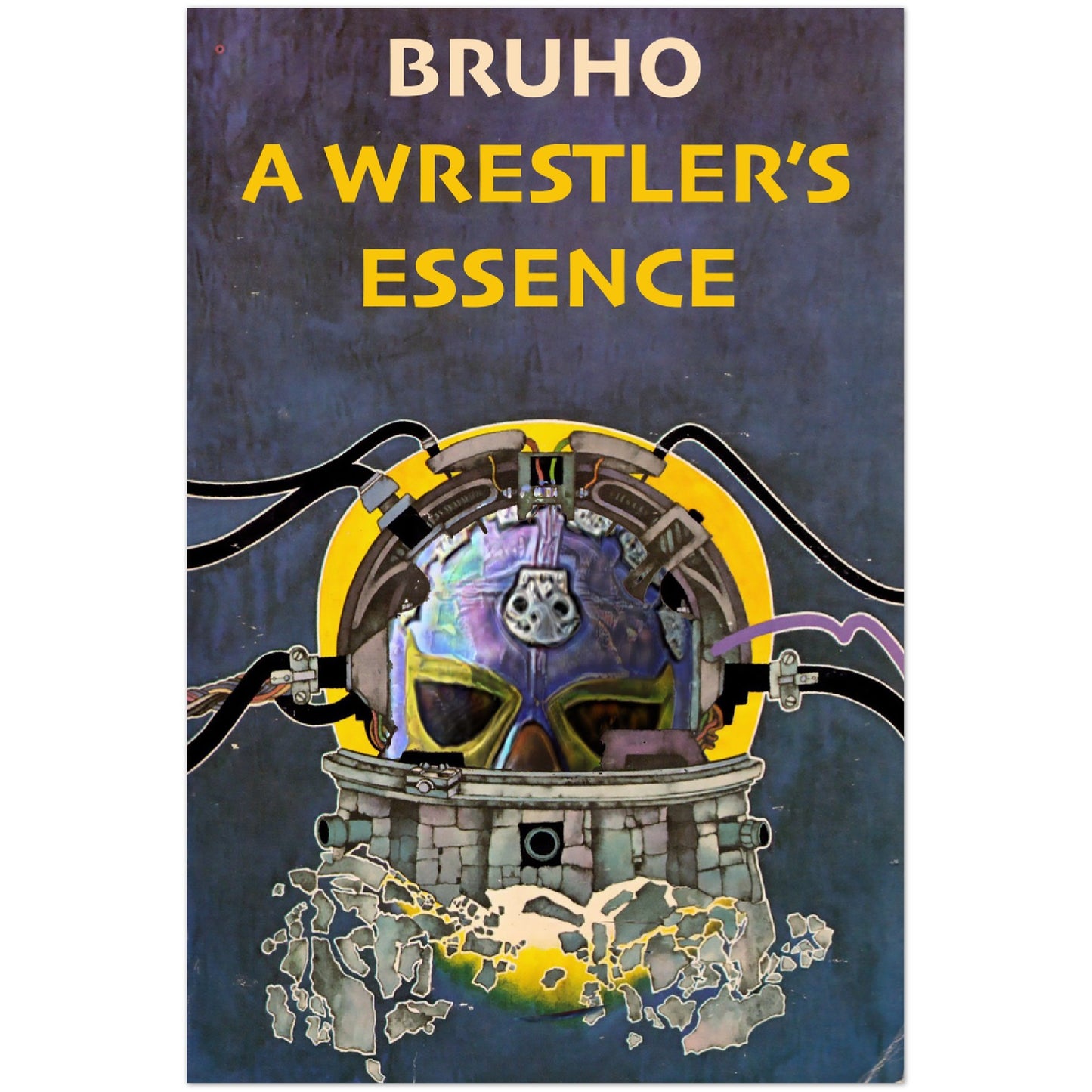 A Wrester's Essence Aluminum Print