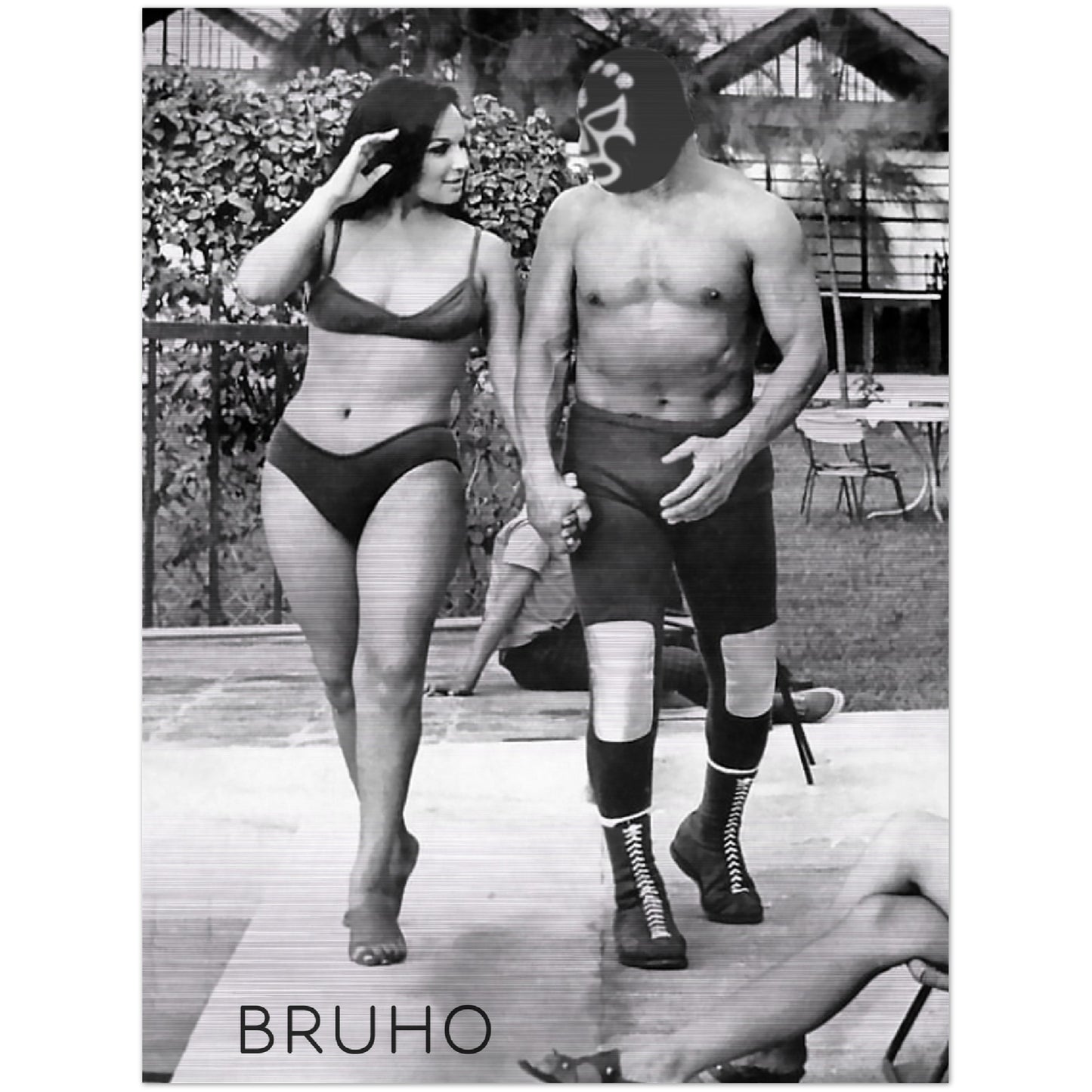 Pool Bruho Brushed Aluminum Print