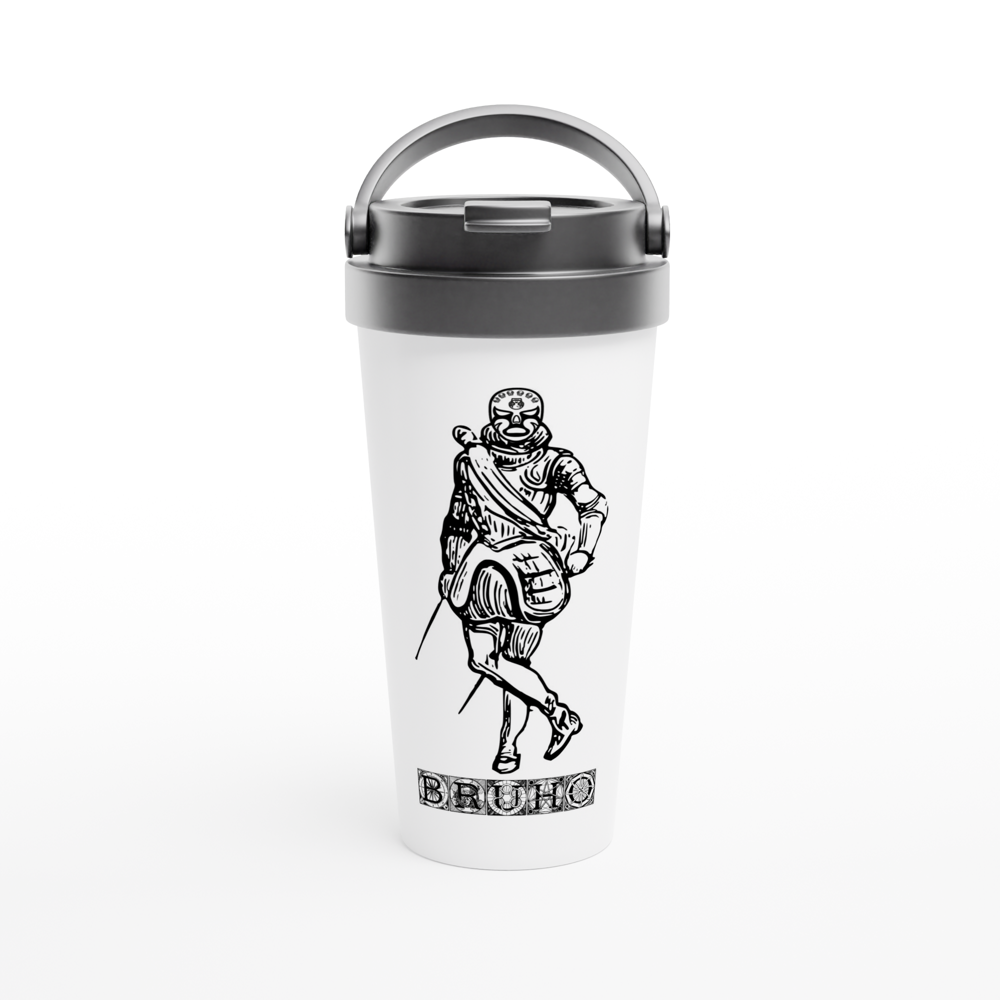 Noble Bruho White 15oz Stainless Steel Travel Mug