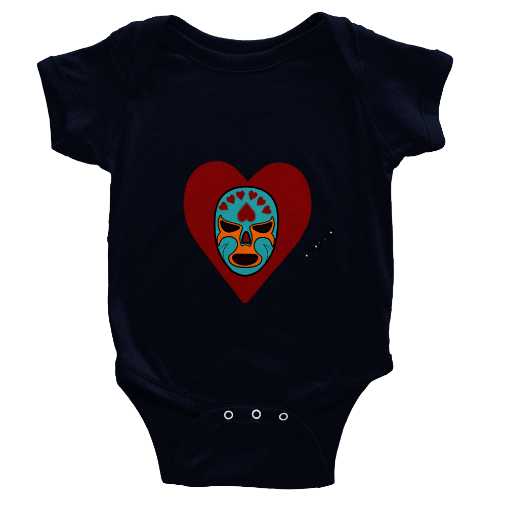 Heart Bruho Classic Baby Short Sleeve Onesie