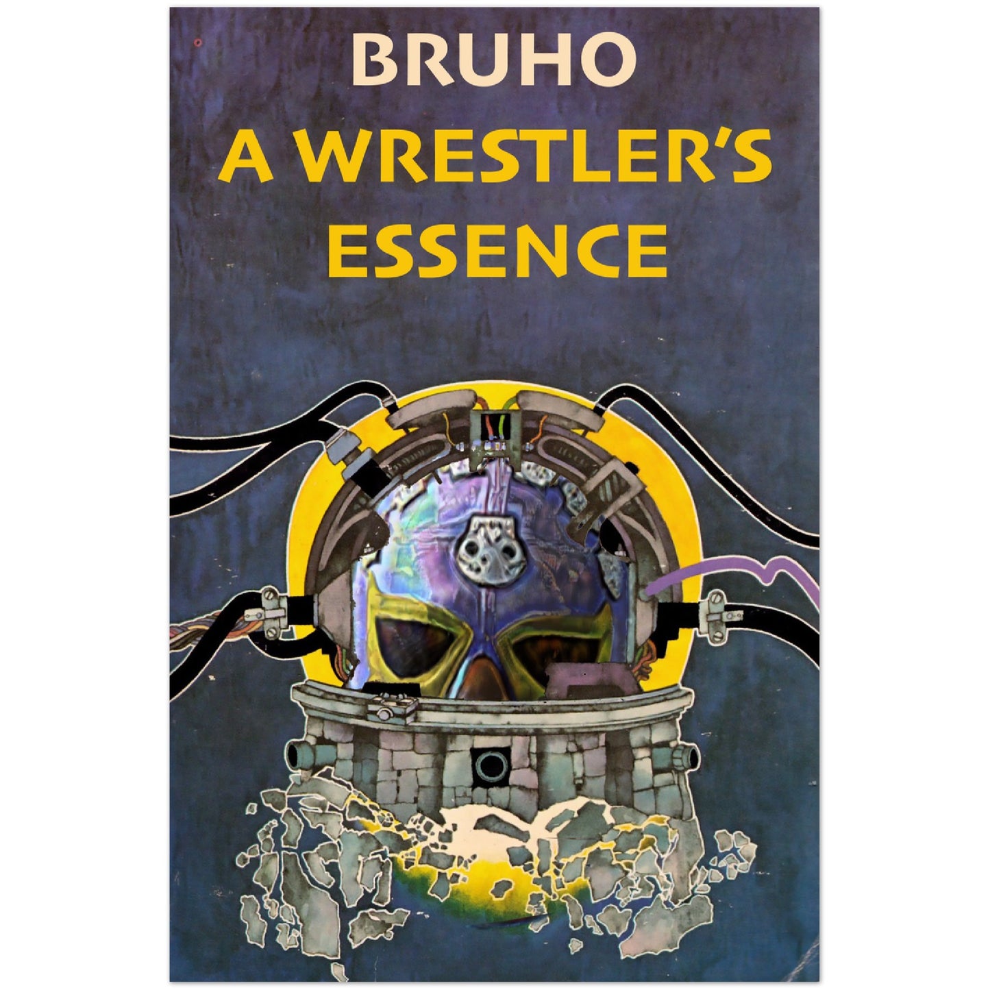 A Wrester's Essence Aluminum Print