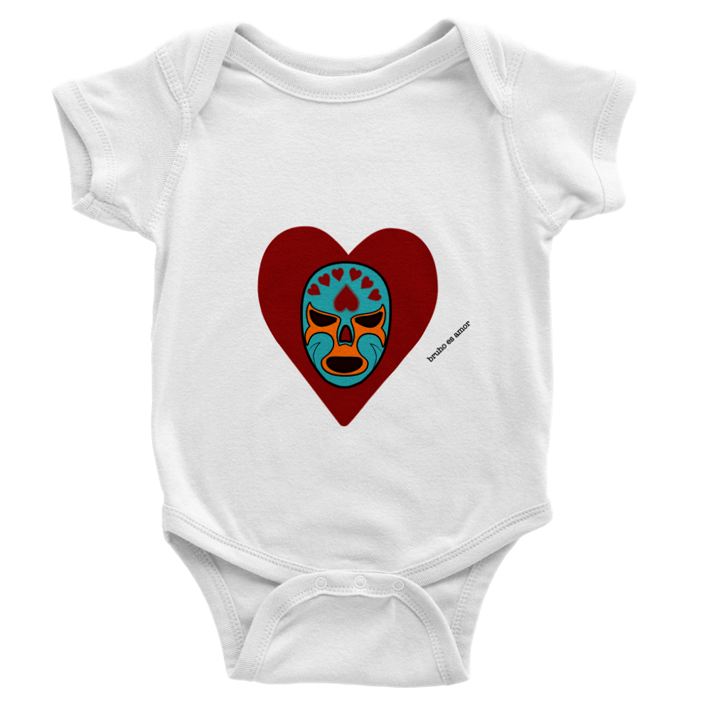 Heart Bruho Classic Baby Short Sleeve Onesie