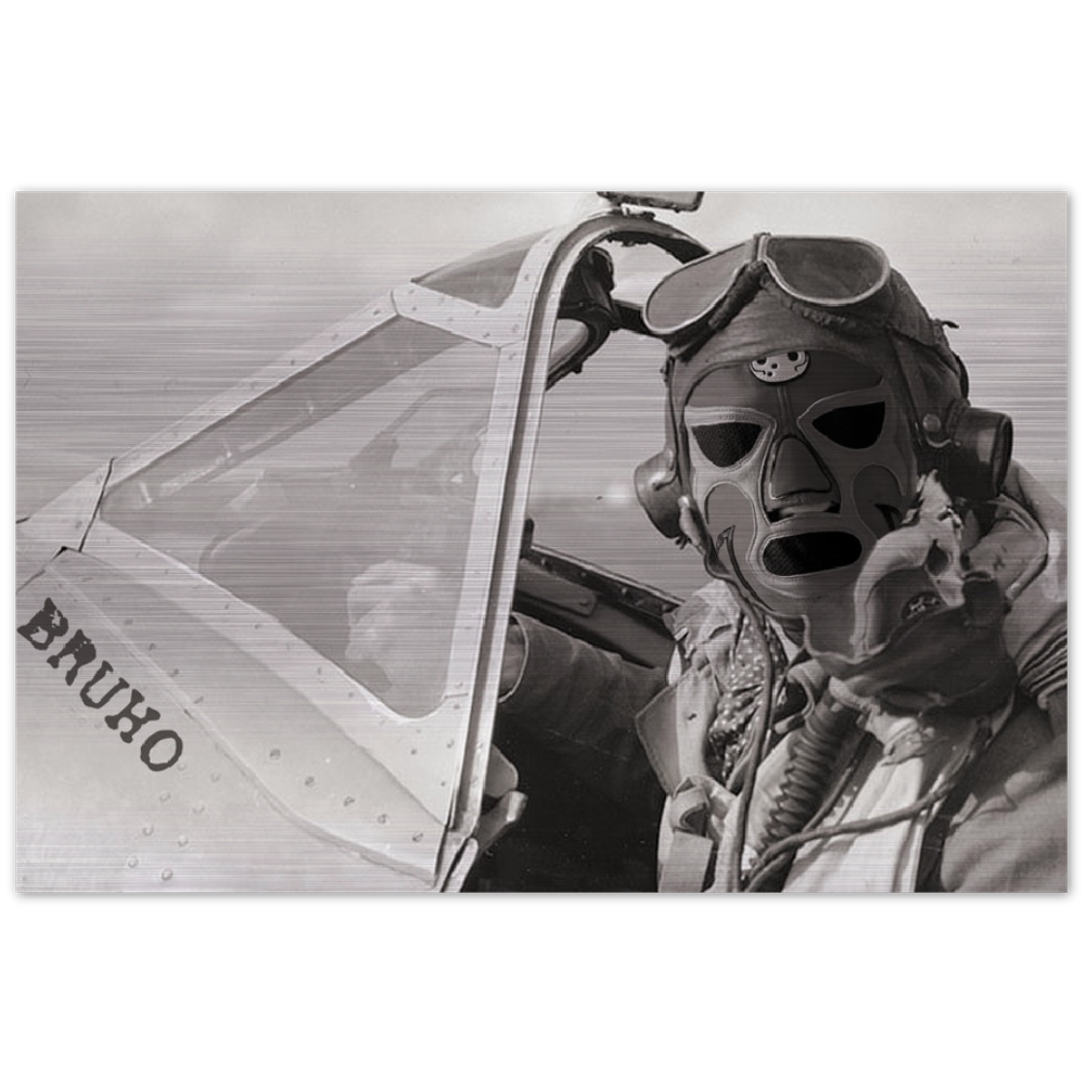 Spitfire Bruho Brushed Aluminum Print