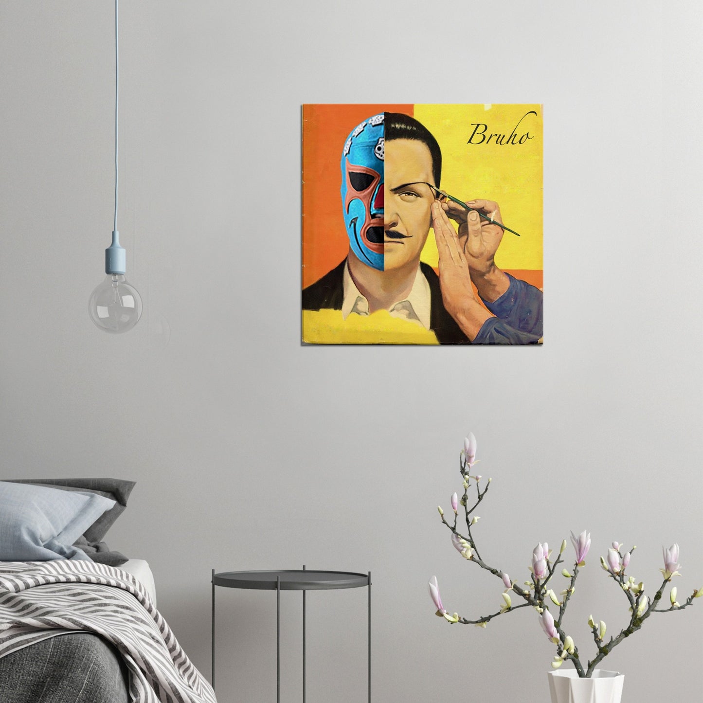 Unmasked Bruho Canvas Print