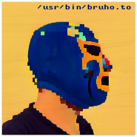Digital Bruho Wood Print