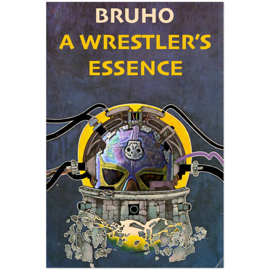 A Wrester's Essence Aluminum Print
