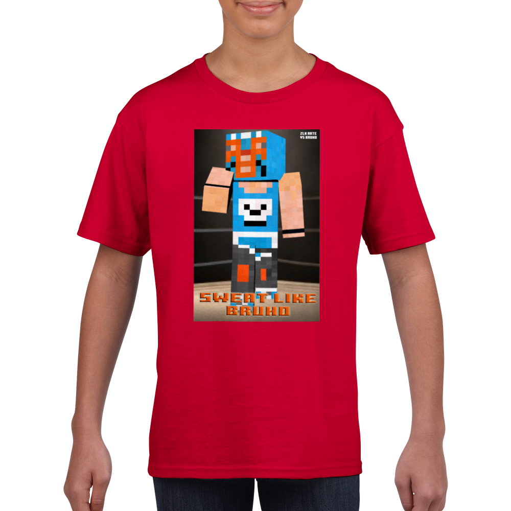 Sweat like Bruho Minecraft Classic Kids Crewneck T-shirt