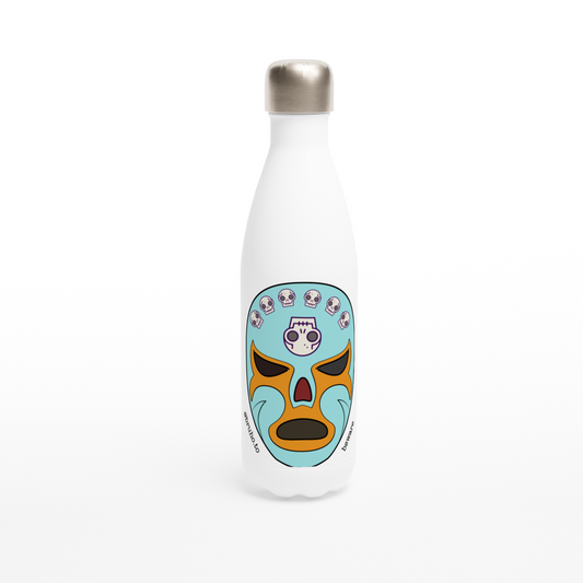 Original Bruho Design White 17oz Stainless Steel Water Bottle