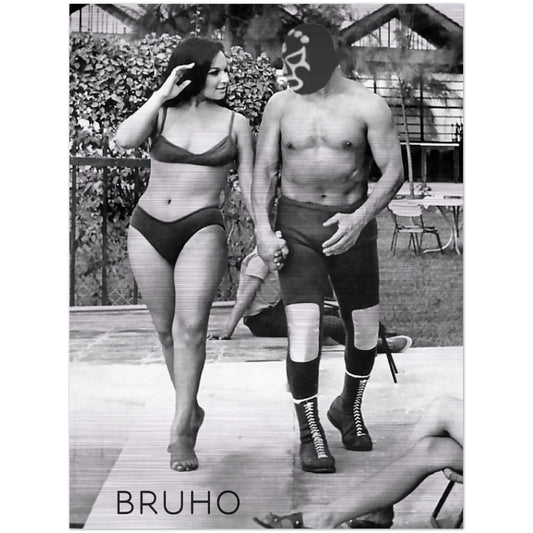 Pool Bruho Brushed Aluminum Print