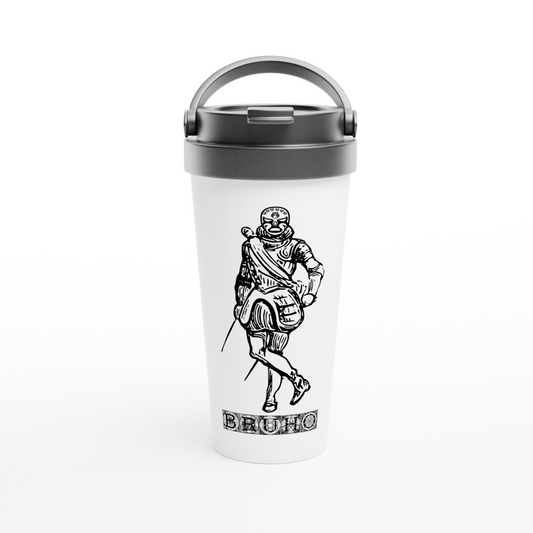 Noble Bruho White 15oz Stainless Steel Travel Mug