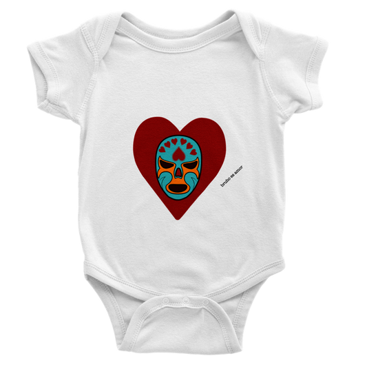 Heart Bruho Classic Baby Short Sleeve Onesie